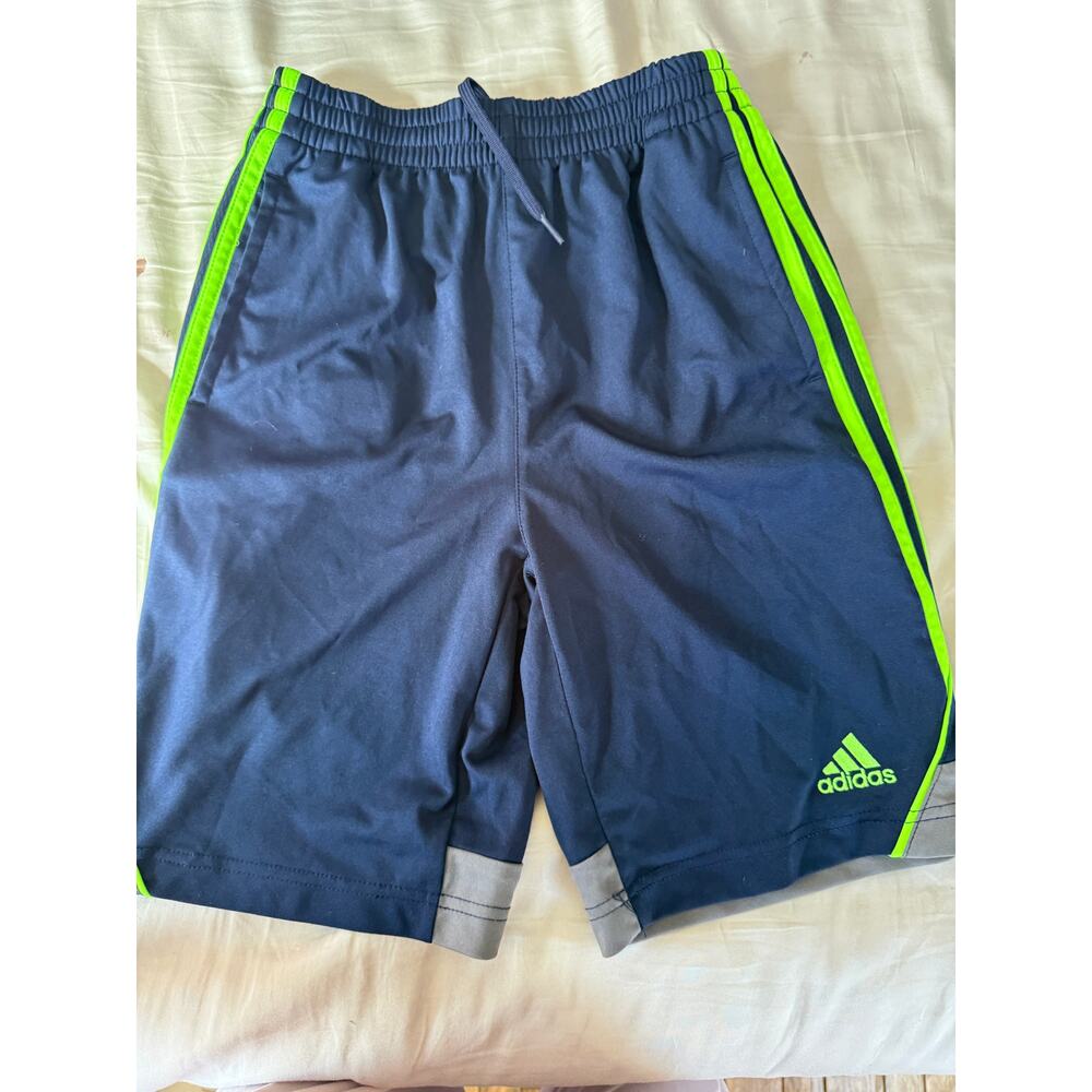 Adidas navy shorts size 10-12